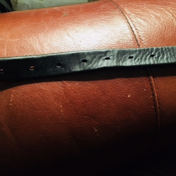 Handmade vintage kids leather belt, copper & brass - Picture 5 of 6